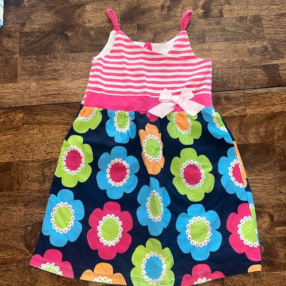 Other - Cutie Patootie girls 3T summer dress with stripes and flowers